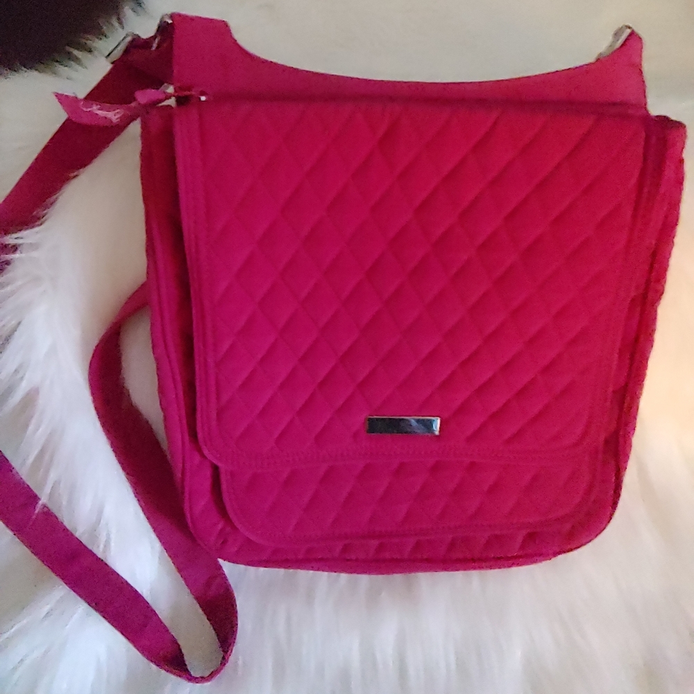 Vera Bradley Bright Fuchsia Hipster Bag